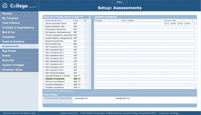 Assessments Management